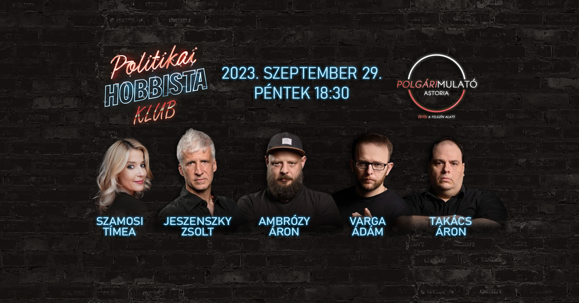 Politikai Hobbista közönségtalálkozó