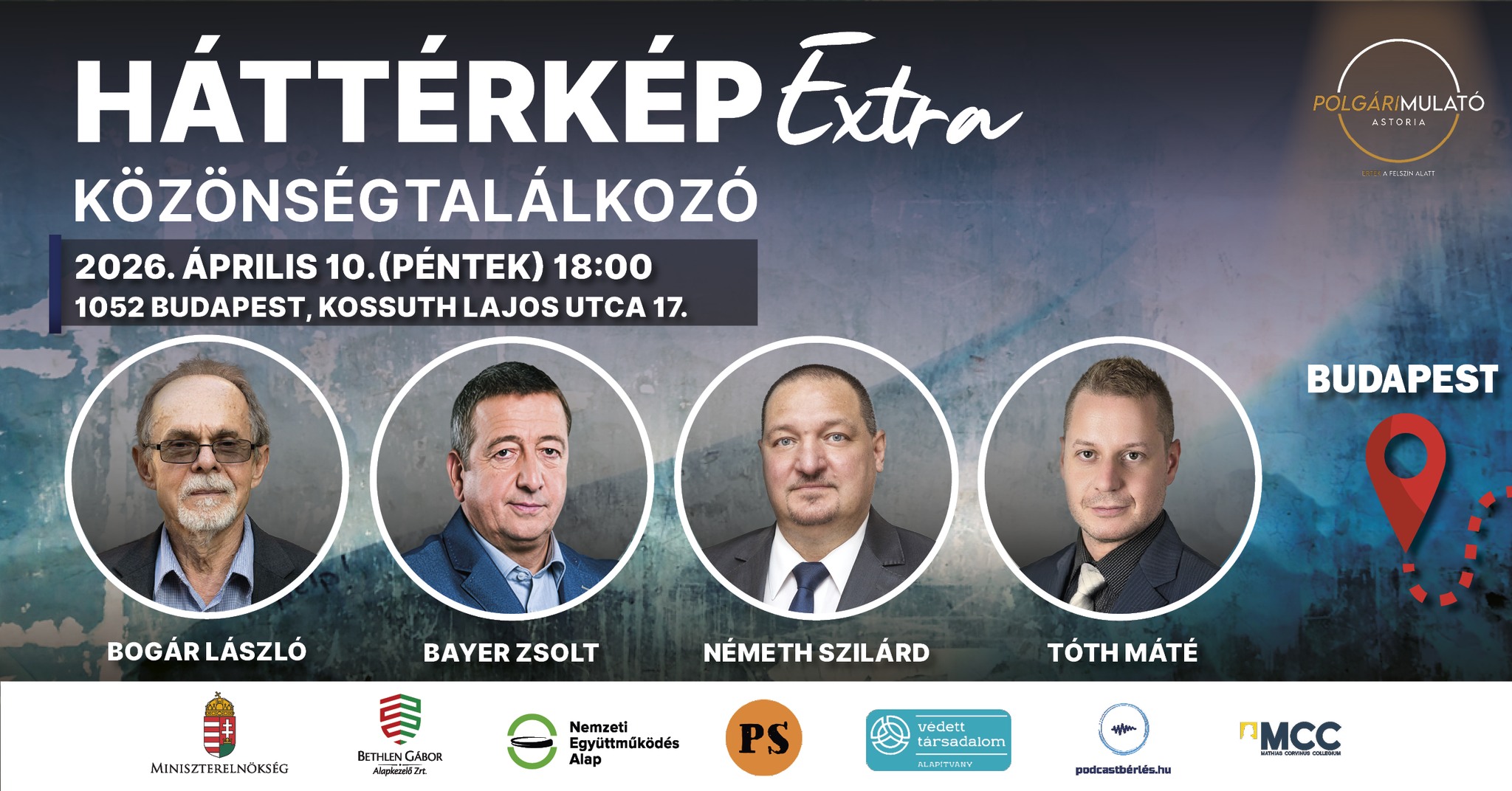 Háttérkép Extra: Németh Szilárddal, Bayer Zsolttal, Bogár Lászlóval és Tóth Mátéval